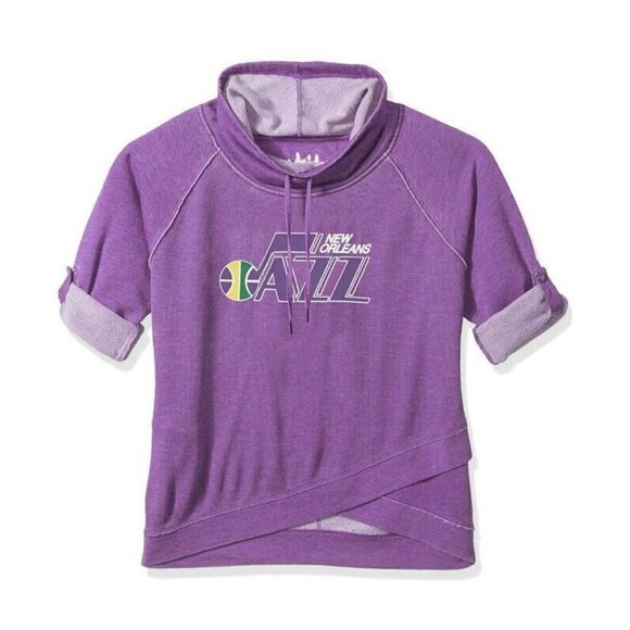 Touch by Alyssa Milano Tops - NBA Throwback New Orleans Jazz Womens Wildcard Top Hardwood Classic Plus Size 2X